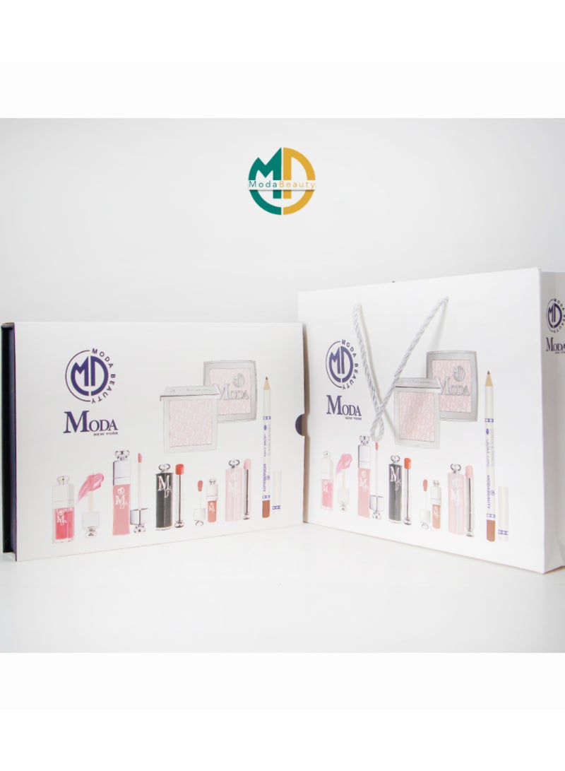 MODA BEAUTY Mini Moda Box – Complete Luxury Makeup Set (7 Pieces) - Image 4